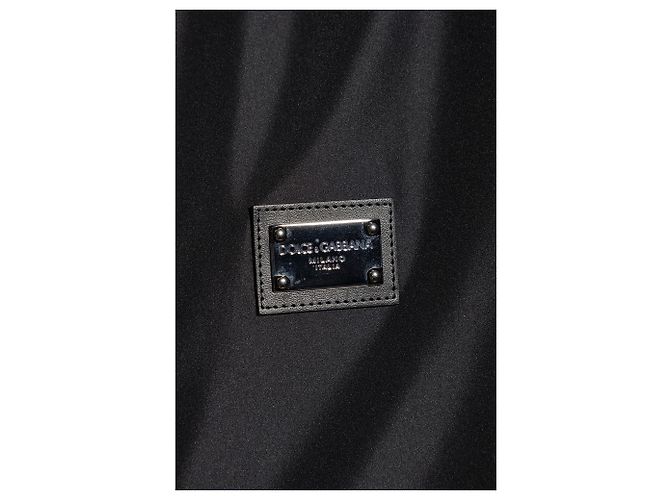 Giacca con cappuccio nera Dolce & Gabbana Essential - vista 5