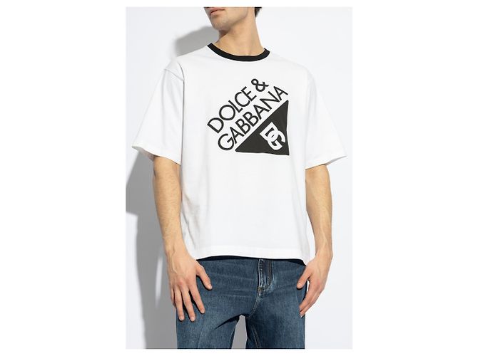 Dolce & Gabbana T-shirt with printed logo - view 3