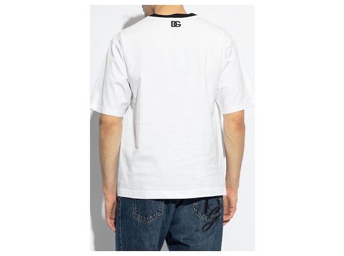 Dolce & Gabbana T-shirt with printed logo - view 4