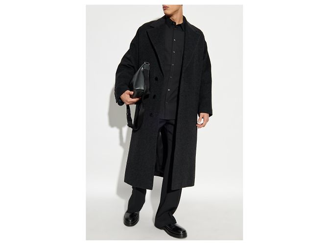 Dolce & Gabbana Grey Wool Coat - view 2