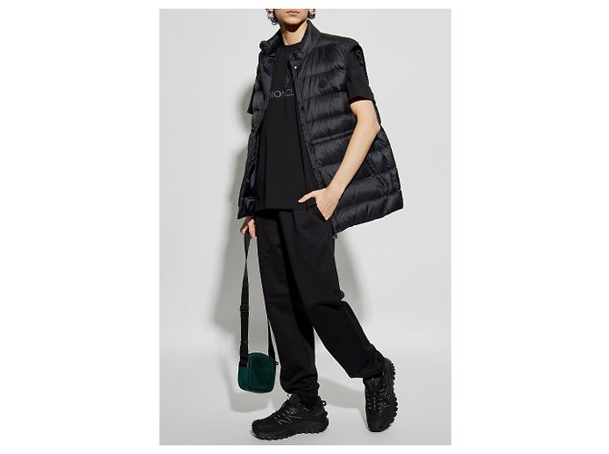 Moncler Jogginghose schwarz aus Baumwolle - Ansicht 2