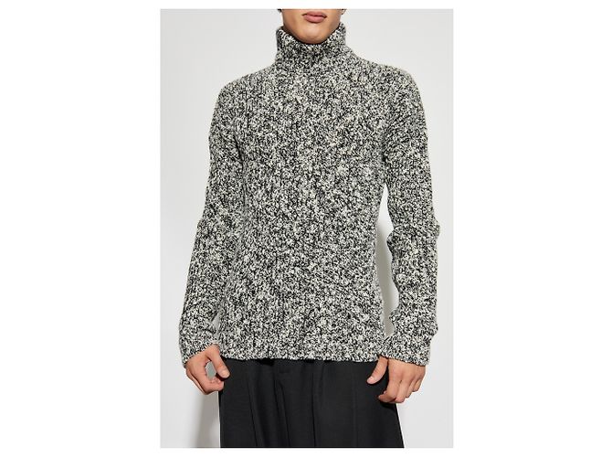 Dolce & Gabbana Rollkragenpullover aus Wolle Grau - Ansicht 3
