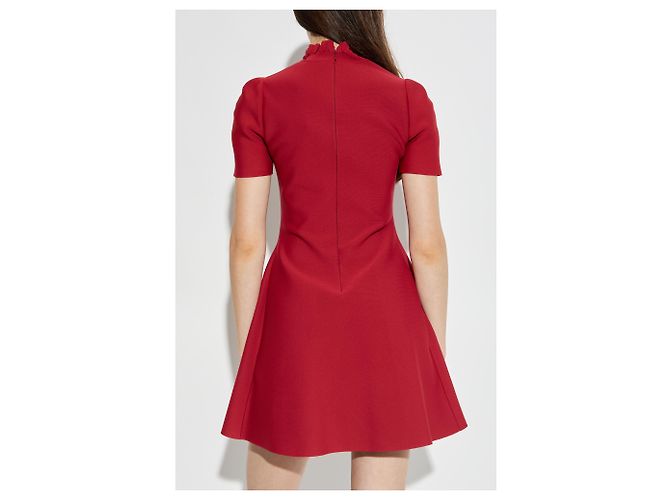 Alexander Mcqueen Vestido con cuello levantado - vista 4