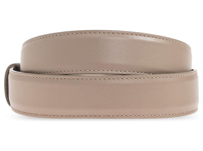 Dolce & Gabbana Ledergürtel Beige mit goldener DG Schnalle - Ansicht 3
