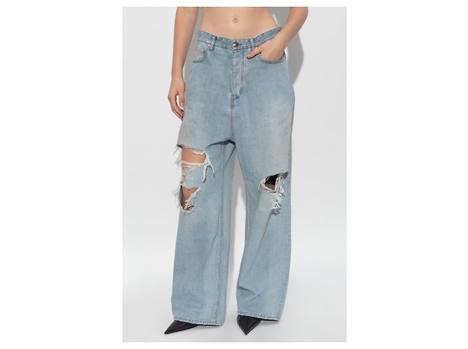 Balenciaga Jeans mit Vintage-Effekt - Ansicht 3