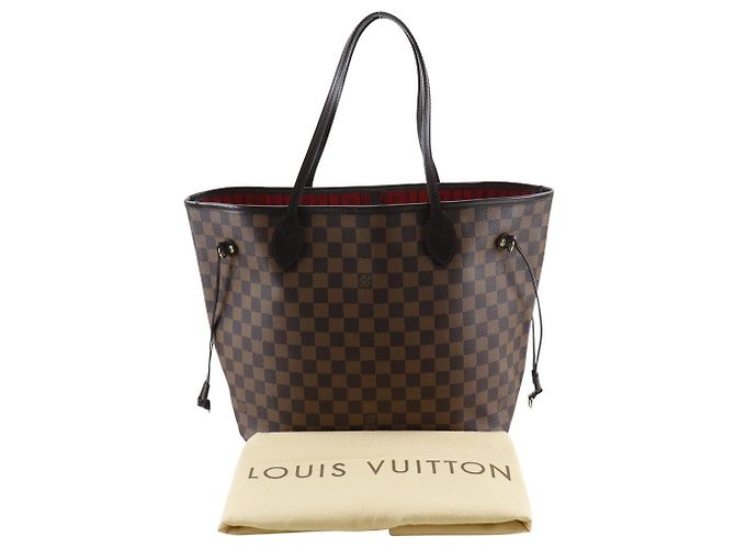 Borsa Tote Louis Vuitton Neverfull MM Damier Canvas - vista 19