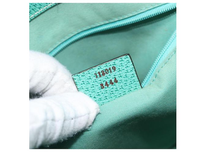 GUCCI GG Canvas Tote Bag Beige Silver 113019 - vista 12