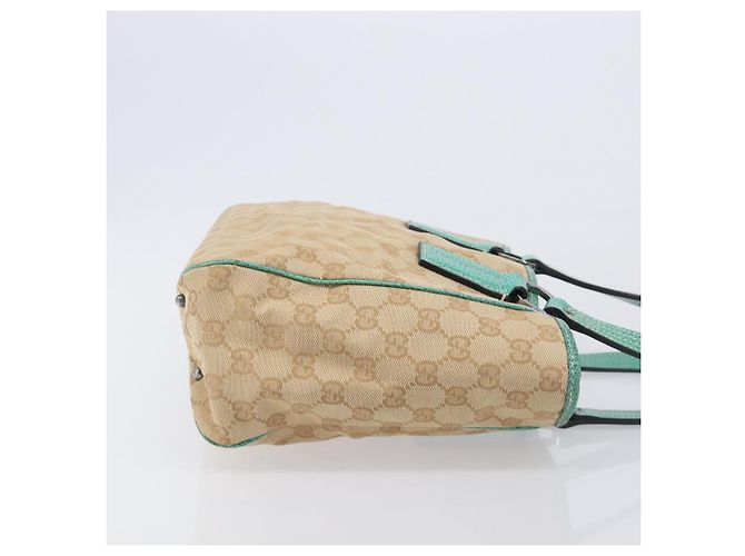 GUCCI GG Canvas Tote Bag Beige Silver 113019 - vista 3