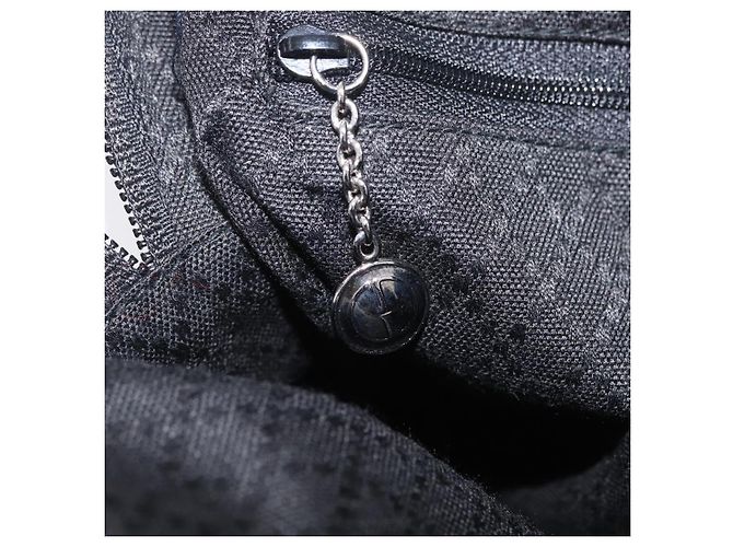 GUCCI Bamboo Hand Bag Nylon Black Silver 000 0538 - vista 20