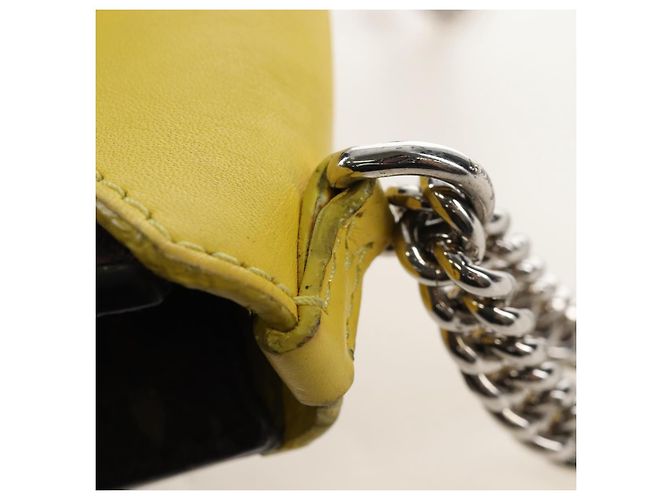 LOUIS VUITTON Monogram Chain Pochette Mask PM Bag Yellow M50127 LV - vista 15