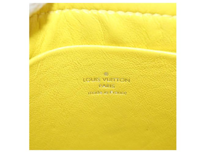 LOUIS VUITTON Monogram Chain Pochette Mask PM Bag Yellow M50127 LV - vista 20