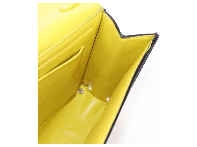 LOUIS VUITTON Monogram Chain Pochette Mask PM Bag Yellow M50127 LV - vista 22