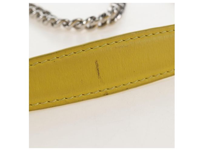 LOUIS VUITTON Monogram Chain Pochette Mask PM Bag Yellow M50127 LV - vista 8