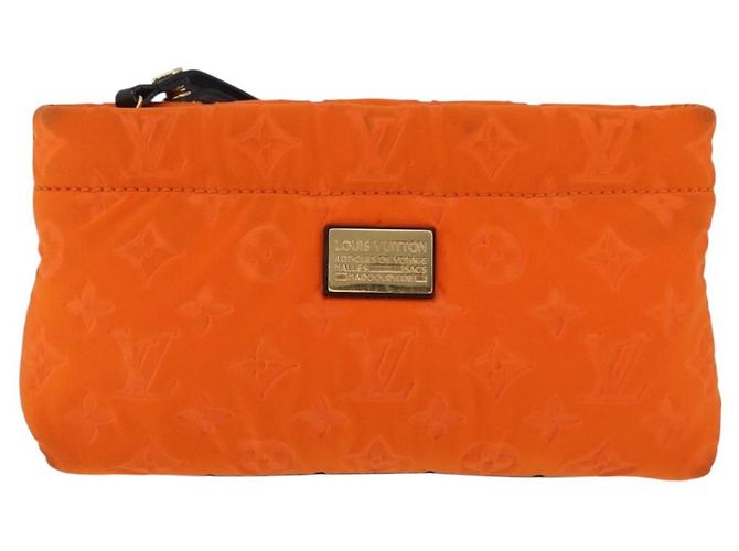 LOUIS VUITTON Cruise line Pochette Scuba Pouch Canvas Orange LV - vista 13