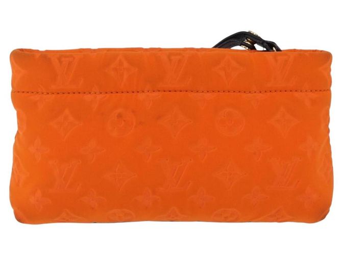 LOUIS VUITTON Cruise line Pochette Scuba Pouch Canvas Orange LV - vista 3