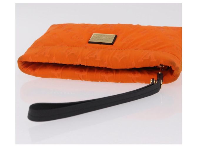 LOUIS VUITTON Cruise line Pochette Scuba Pouch Canvas Orange LV - vista 7