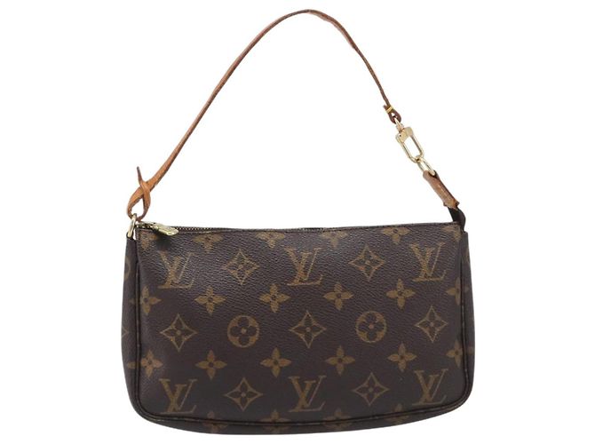 LOUIS VUITTON Monogram Pochette Accessoires Pouch M51980 LV - vista 13
