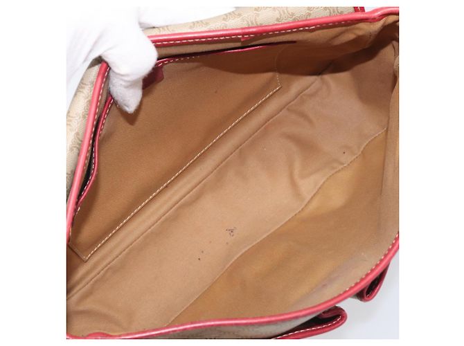 Céline CELINE Macadam Canvas Shoulder Bag PVC Beige Gold - vista 11