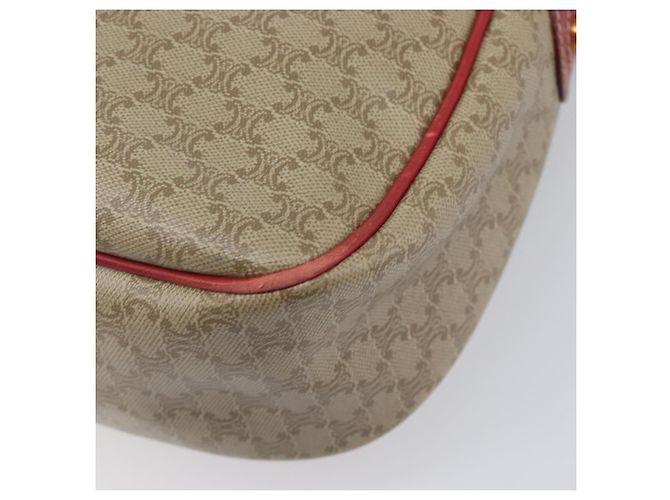 Céline CELINE Macadam Canvas Shoulder Bag PVC Beige Gold - vista 18