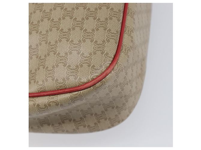 Céline CELINE Macadam Canvas Shoulder Bag PVC Beige Gold - vista 19