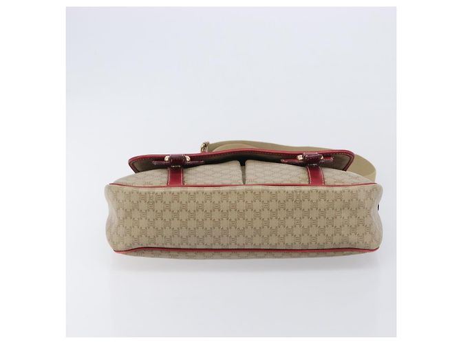 Céline CELINE Macadam Canvas Shoulder Bag PVC Beige Gold - vista 5