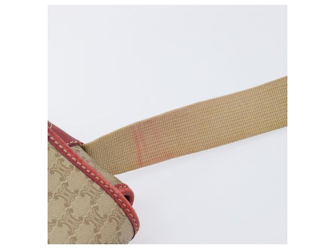 Céline CELINE Macadam Canvas Shoulder Bag PVC Beige Gold - vista 9