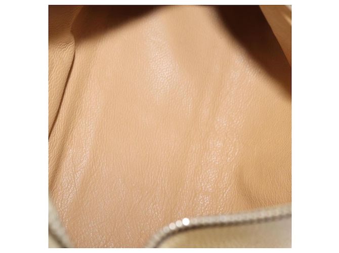 PRADA Shoulder Bag Leather Ivory Gold - vista 10