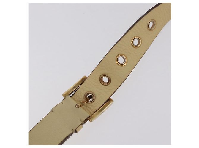 PRADA Shoulder Bag Leather Ivory Gold - vista 15