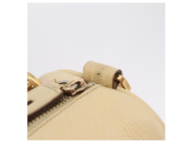 PRADA Shoulder Bag Leather Ivory Gold - vista 21