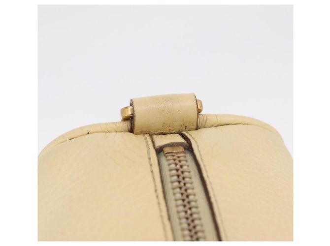 PRADA Shoulder Bag Leather Ivory Gold - vista 22