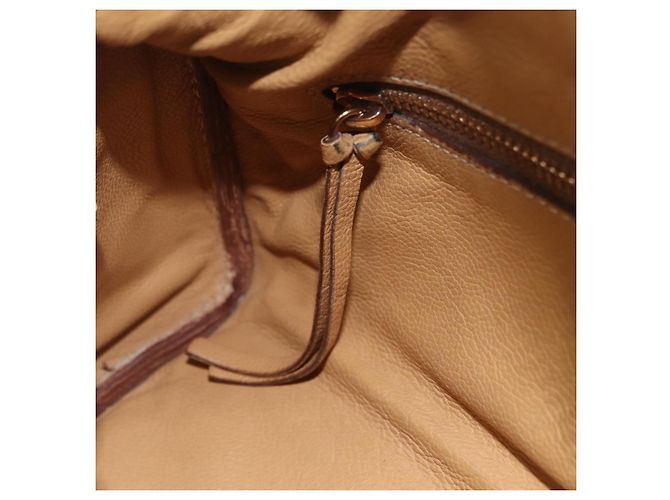 PRADA Shoulder Bag Leather Ivory Gold - vista 29