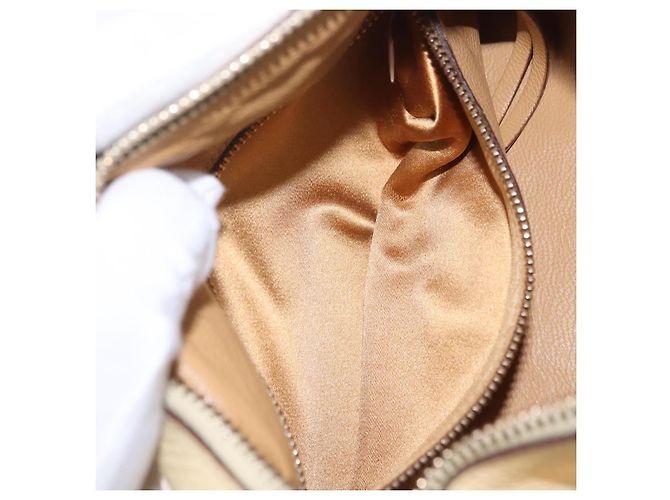 PRADA Shoulder Bag Leather Ivory Gold - vista 30