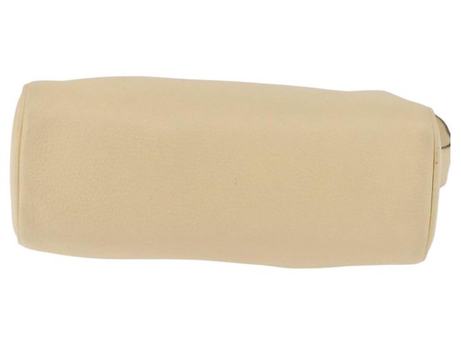 PRADA Shoulder Bag Leather Ivory Gold - vista 6
