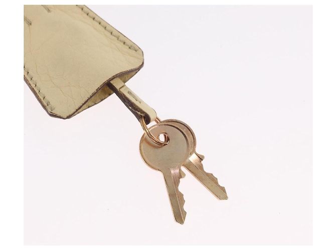 PRADA Shoulder Bag Leather Ivory Gold - vista 9