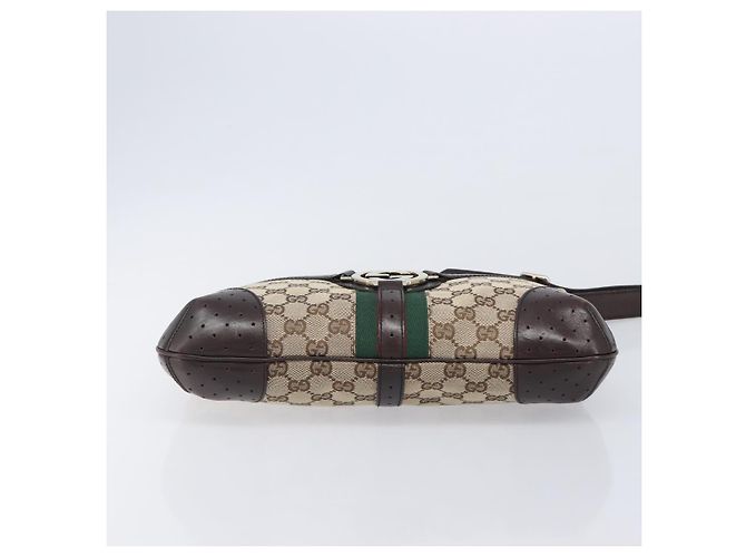 GUCCI GG Canvas Web Sherry Line Interlocking G Shoulder Bag 131033 - vista 5