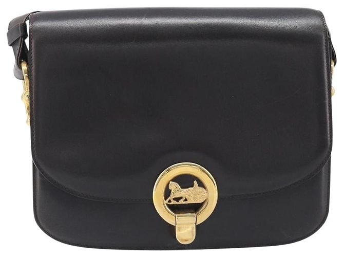 Céline CELINE Shoulder Bag Leather Dark Brown Gold - vista 13