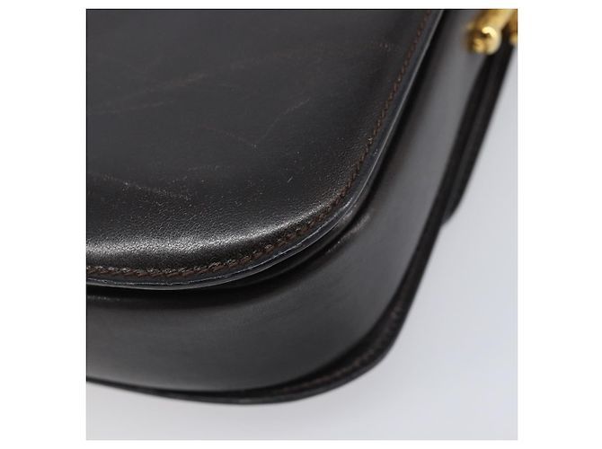Céline CELINE Shoulder Bag Leather Dark Brown Gold - vista 17
