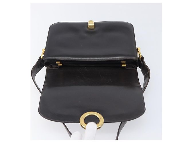 Céline CELINE Shoulder Bag Leather Dark Brown Gold - vista 20