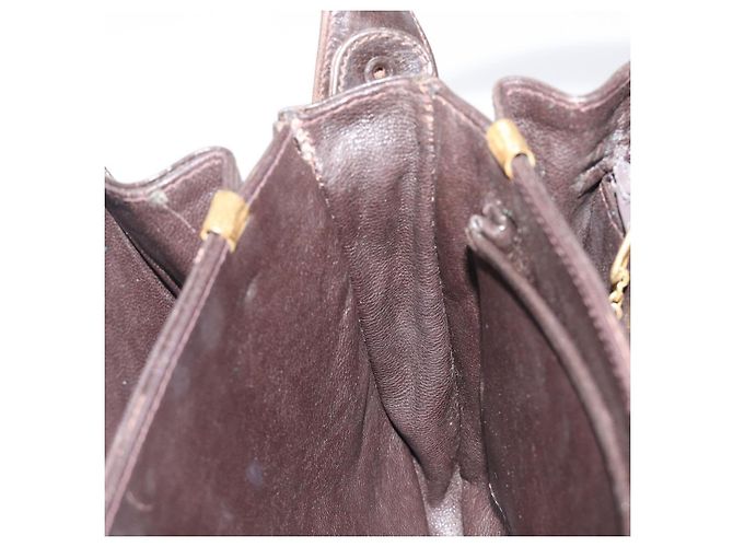 Céline CELINE Shoulder Bag Leather Dark Brown Gold - vista 24