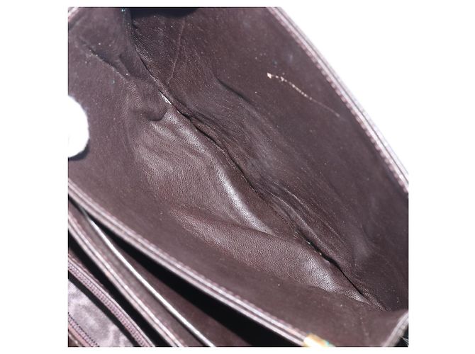 Céline CELINE Shoulder Bag Leather Dark Brown Gold - vista 29