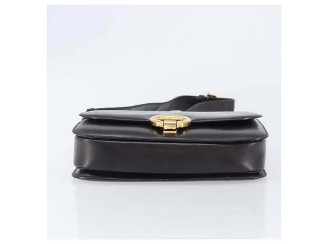 Céline CELINE Shoulder Bag Leather Dark Brown Gold - vista 5