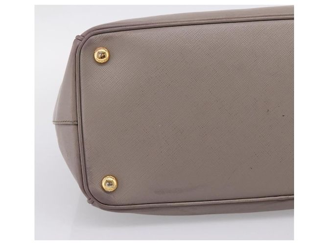 PRADA Hand Bag Saffiano leather 2way Gray Gold - vista 17