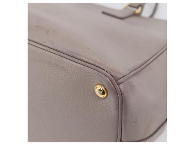 PRADA Hand Bag Saffiano leather 2way Gray Gold - vista 20