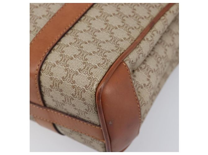 Céline CELINE Macadam Hand Bag PVC Beige Gold Tone - vista 14