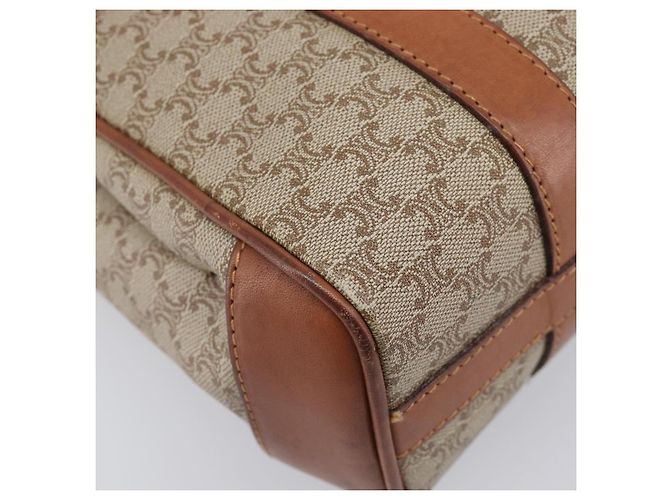 Céline CELINE Macadam Hand Bag PVC Beige Gold Tone - vista 15