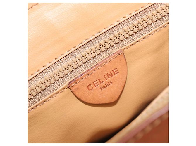 Céline CELINE Macadam Hand Bag PVC Beige Gold Tone - vista 20