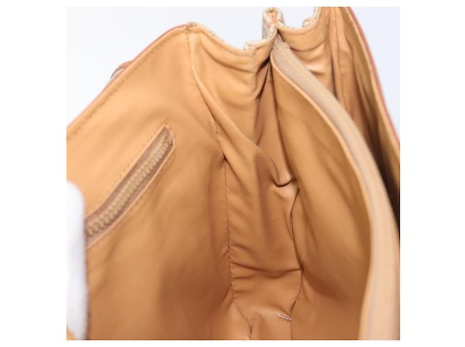 Céline CELINE Macadam Hand Bag PVC Beige Gold Tone - vista 21