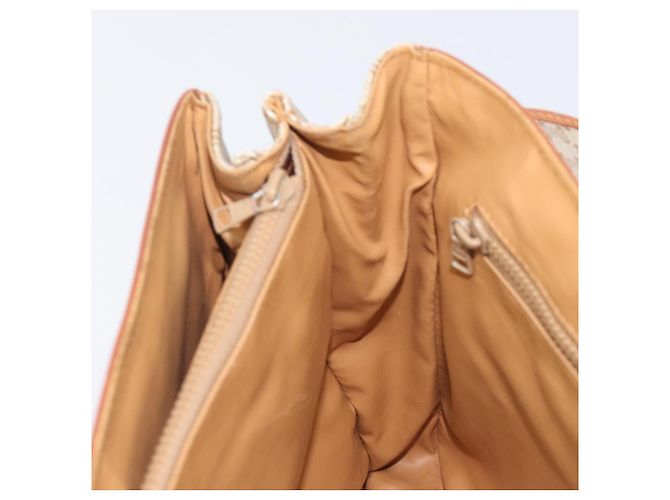 Céline CELINE Macadam Hand Bag PVC Beige Gold Tone - vista 22