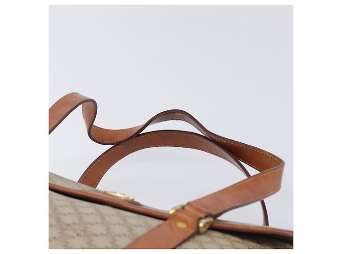 Céline CELINE Macadam Hand Bag PVC Beige Gold Tone - vista 8