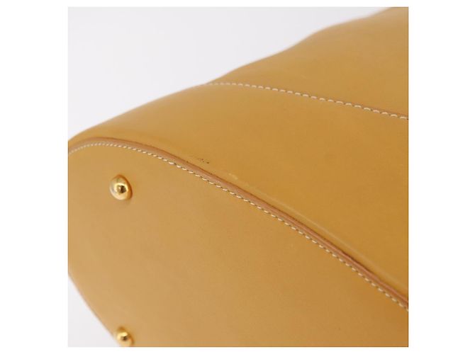 LOEWE Shoulder Bag Leather Beige Gold - vista 10